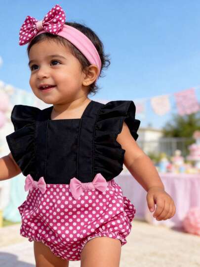 Bebé niña body rumper divertido estilo animal prin volantes holgado escote cuadrado sin mangas verano fiesta diario vestido.