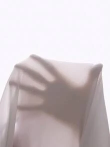 SHEIN 女士纯色露肩休闲连体裤，适合日常穿着和居家休闲。 - 白色 - 查看 6