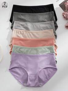 Snug Zone 7件套女士舒适日常穿着多色三角内裤 - 彩色 - 查看 2