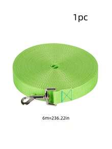 1pc Pet Leash. Sturdy And Durable, Suitable For Long Walks. Comes With A High-Quality Hook That Is Durable, Bite-Proof And Rust-Proof; Suitable For Small, Medium, And Large Dogs - grass green - View 9