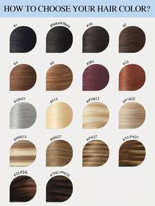 50g 20 miếng băng dính 100% tóc thật dùng cho salon, màu xám bạc, băng dính vô hình liền mạch mượt mà dùng cho tóc thật thẳng, tóc lâu trôi và phần đuôi tóc dày, kẹp tóc hình hoa dùng cho trang phục Halloween - SGray - Xem 11