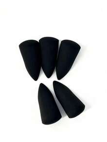 多功能美妆蛋，非乳胶斜切水滴美妆蛋工具，圆筒包装，黑色水滴切印三合一美妆蛋，价格实惠，圣诞礼物，化妆品，化妆工具，便宜货，礼品，女士礼品，圣诞礼物 - 彩色 - 查看 8