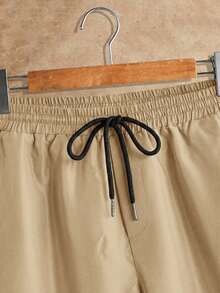 HIMLAND Manfinity Modomio 男士针织修身圆领长袖T恤和弹力腰直筒休闲裤两件套，适合秋冬季男士运动套装 - 白色 - 查看 7