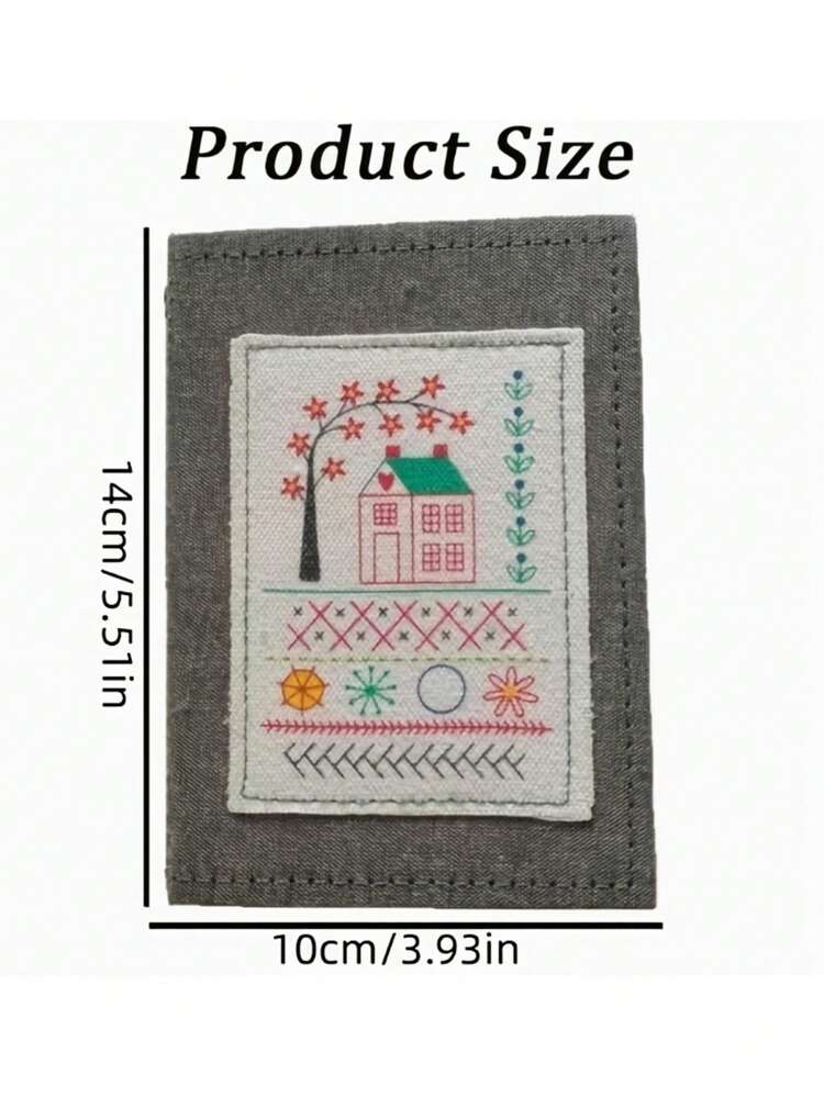 1本刺绣图案书，含86件线针，DIY缝纫入门套装，适合初学者，手工爱好缝纫工艺用品，刺绣工具礼品 - 彩色 - 查看 10