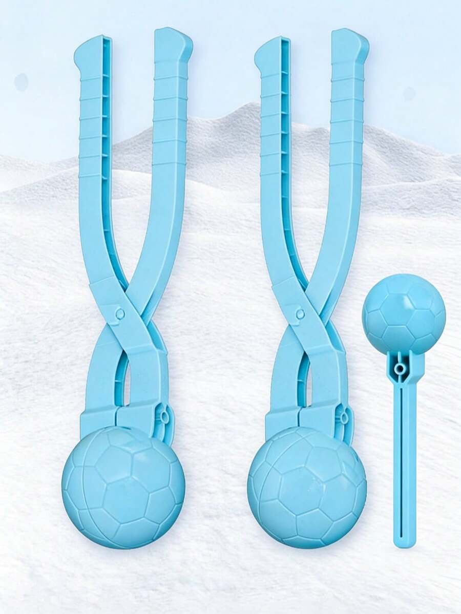 1 pezzo Stampi per modellare la sabbia - Forme a cuore, anatra, pupazzo di neve e pallone da calcio - Accessori per giochi all'aperto sulla neve o in spiaggia - Colori casuali - Multicolore - Visualizzare 1