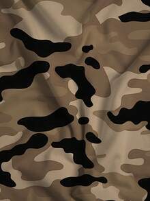 Manfinity 男士极简印花圆领短袖T恤 - 彩色 - 查看 3