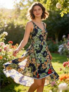 色彩缤纷的非洲蜡染布 – 100% 涤纶安卡拉印花布，适用于缝纫和服装设计 – 柔软面料，适合制作传统服装、工艺品和配饰 - 彩色 - 查看 7