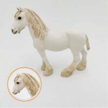 Realistic Horse Model Toys - PVC Animal Model Ornaments, Suitable For Farm Scenes, Tabletop Decoration, Sandbox Games, Simulation Environment, Ideal Holiday Gifts Birthday Graduation - Multicolor - View 1