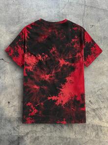 EASEVO Áo thun nam cỡ lớn in họa tiết cổ điển, nhuộm tie-dye, tay ngắn, kiểu dáng thường ngày. - Nhiều màu - Xem 2