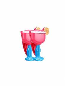 SHEIN 2pcs Beach Towel Clip Summer Portable Chair Holder Large Plastic Clothes Clip Parrot Watermelon Flamingo Ice Cream Pineapple Cactus Coconut Tree Style Clothesline, Graduation Season, Back To School Season Towel Clip - Multicolor - View 20