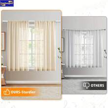 Bộ thanh treo rèm màu trắng có thể điều chỉnh độ căng kèm giá đỡ Thanh kim loại đường kính 16mm, kiểu dáng tối giản hiện đại, dùng cho rèm mỏng nhẹ, dùng cho phòng tắm, nhà bếp, quán cà phê, dễ dàng lắp đặt, trang trí nhà cửa, căn hộ, phòng khách - Nhiều màu - Xem 7