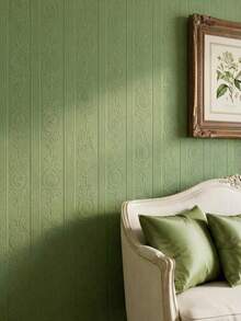 Cirelle 1m Removable 3D Wall Paper - Waterproof & Mold Resistant, Self-Adhesive Rococo Pattern Wall Sticker For Living Room & Bedroom, Instant Home Makeover Gift - Multicolor - View 1