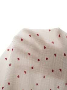 SHEIN 2pcs Maternity Casual Heart Print Shirt & Shorts Set - Multicolor - View 5