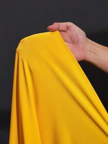 Veslaya 2026春夏新款大码女装，适合音乐节、复活节、西部风、游牧风、生日派对、毕业典礼、学院风、学生装、日常穿着、百搭基础款、休闲装、度假、邮轮旅行、海滩、日光浴、派对、假日郊游、优雅宴会、舞会等场合，黄色圆领无袖肩部装饰针织拼接A字连衣裙 - 黃色 - 查看 12