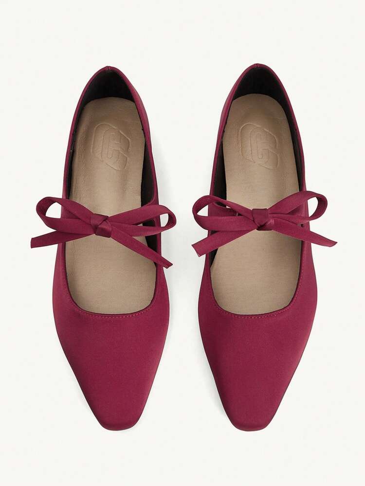 CUCCOO CHICEST Summer-Autumn New Buckle Detail Solid Color Pointed Toe Casual Comfortable Flat Shoes Summer Shoes Summer Break Easter Valentine's Day Elegant Shoes Wedding Shoes Summer Shoes Bride Shoes