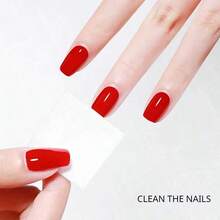 400pcs Pack Nail Polish Remover Nail Wipes Lint-Free Wraps Pads Gel Cleaning Makeup Paper Napkin Nail Art Manicure Tool - White - View 4