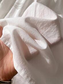 Muvela 2026 Spring/Summer New White Ruffled Collar Lace Trim Splice Striped Elastic Cuff Women's Cute Shirt, Elegant Party, British Style, Campus, Suitable For Outing, Date, Gathering, Music Festival, Commuting, Summer Holiday, Vacation - White - View 9