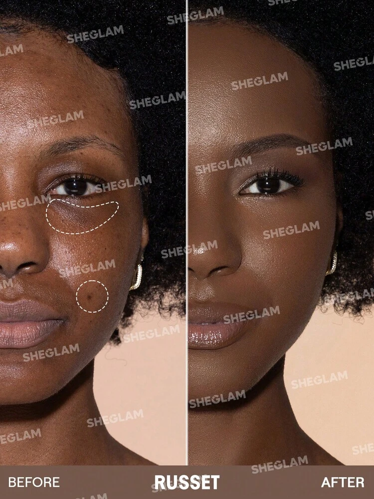 Like Magic 12Hr Full Coverage Concealer-Russet  Matte Liquid Concealer Long Lasting Brightening Color Corrector Weightless All-Day Long Lasting Hydrating Concealer Brand Beauty Makeup Face Paint Cosmetic For Women Girls Perfect For Spring Summer Ideal For Y2K Fancy Fashion Suitable For Birthday Mother'S Day Gift Rave Party Ready Best Color