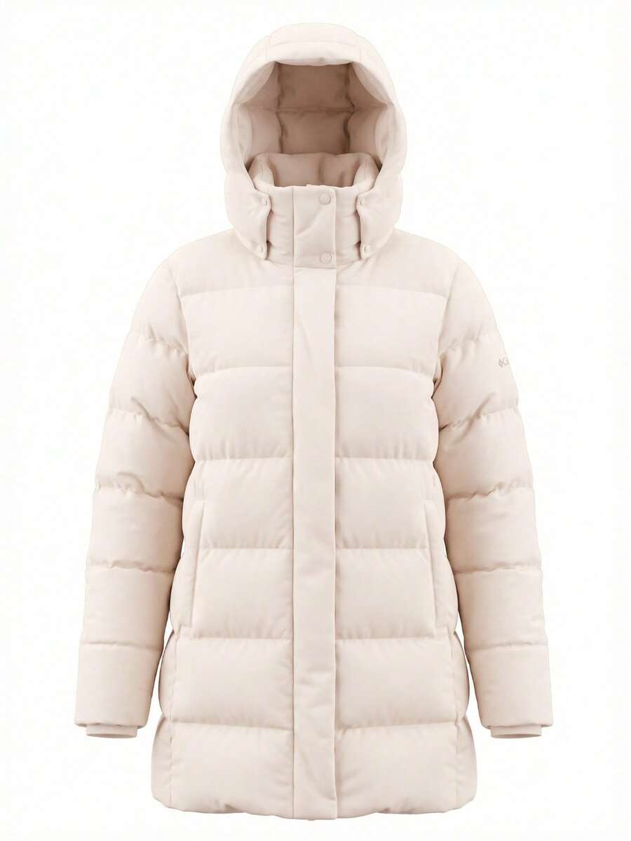 Columbia Amaze Women's Puff Mid Hooded Jacket Dark Stone