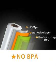 2 Rolls Of The Same Combination Of 5 Meters Vacuum Sealing Bags, Reusable, Textured Vacuum Packaging Bags, Sealed Food Freshness Bags For Chicken, Duck, Fruits And Vegetables, Kitchen Supplies - White - View 2