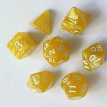 Set Dadu Poliedral Fantasi 7 Buah/Set untuk D&D, Cocok untuk Usia di Atas 14 Tahun, Permainan Pesta, Permainan Meja, Set Dadu Permainan Peran - warna - View 9