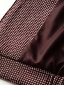 Airaco Men's Casual Plaid Long Sleeve Jacket, Spring/Autumn - Brown - View 7