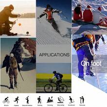 1 đôi găng tay giữ ấm mùa đông unisex màu nâu, găng tay dệt kim kín ngón cho nam nữ, găng tay giữ ấm mùa đông ngoài trời, găng tay trượt tuyết, găng tay đạp xe. - màu nâu - Xem 6