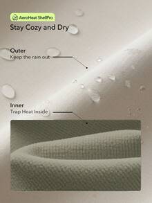 OutZeal Women Winter Thermal Outdoor Pants Hiking Camping Water-Resistant Fleece Lined With Pocket - Army Green - View 5