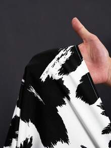 Slaydiva 春夏新品音乐节、复活节、圣帕特里克节、西部风、游牧风、生日派对、毕业典礼、学院风、学生装、日常休闲、百搭基础款、休闲、邮轮旅行、海滩、日光浴、爆款、街头风、婚礼宾客波西米亚风、通勤、早午餐、极简基础款、Y2K街头风、畅销单品、日常约会、机场轻薄中长裙、大码半身裙 - 黑色 - 黑色 - 查看 12