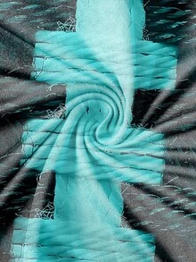 Manfinity LEGND Men's 3D Digital Texture Print T-Shirt