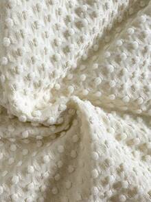 SHEIN Teen Girls Gold Clasp Jacquard Tankinis - Apricot - View 6