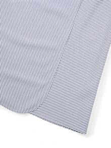 Franclia Women's Elegant Minimalist Commuter Casual Daily Office Lace-Up Striped Knit Gray & White Skirt, Suitable For Spring, Summer, Autumn - Multicolor - View 4