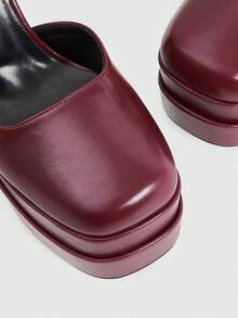 CUCCOO LuxiPop Women Pumps - Burgundy - View 6