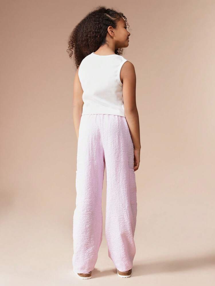 Cherry Tank Top With Sequin Pants Set