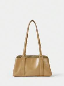 SHECARRY Women's Tote Bag, Fashion Versatile Shoulder Bag, Large Capacity Handbag - Brown - View 2