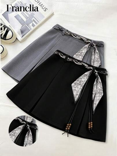 GlowEve CURVE 大码纯色简约休闲半身裙