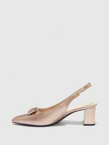 CUCCOO BIZCHIC Tacones para mujer - Oro rosa - Ver 9
