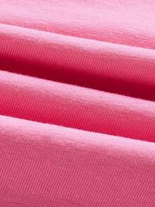 The Winx X SHEIN Women's Cartoon Figure Graphic Round Neck Short Sleeve T-Shirt - Pink - View 6