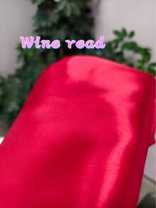 1 Tấm vải satin giả lụa trơn, mịn và mềm mại, bóng mượt, thích hợp cho các dự án thủ công DIY đám cưới và làm rèm cửa. - Nhiều màu - Xem 47