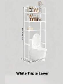 1PC 2-3 Tier Toilet Storage Rack Floor Multi-Layer Multi-Functional Towel Bath Room Daily Necessity Organizer