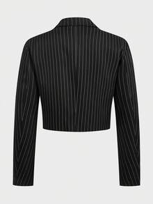 HIMLAND 男士条纹印花翻领商务西装套装，包括外套和裤子，尽显复古绅士风范，适合婚礼、婚礼等场合，也可作为度假、海滩度假礼物送给丈夫或男友，简约时尚，通勤必备。男士套装，包括细条纹西装和两件套，以及细条纹裤子。 - 黑與白 - 查看 13