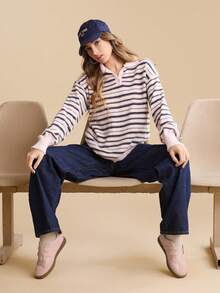 CUCCOO EASI Women's Fashion Versatile Casual Minimalist Sneakers - Pink - View 10