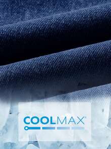 EMERY ROSE 大码纯色斜插口袋修身休闲牛仔短裤 - 深色水洗藍 - 查看 5