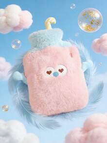 POKOJA LAND POKOJA LAND Detachable Plush Hot Water Bag Multiuse Warm Bottle For Home Office Bedroom Cold Weather Use