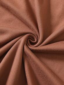 EMERY ROSE 女士休闲向日葵豹纹圆领短袖T恤 - 棕色 - 查看 6