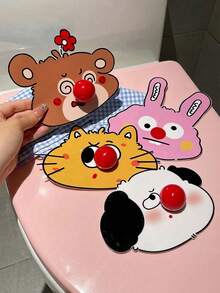 Joivida 1个马桶盖提手 家用浴室免接触翻盖式马桶座圈盖提手 卫生洁具开启器（款式配件随机发送）