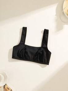 NudeFit 女士无钢圈无衬垫休闲舒适文胸 - 黑色 - 查看 6