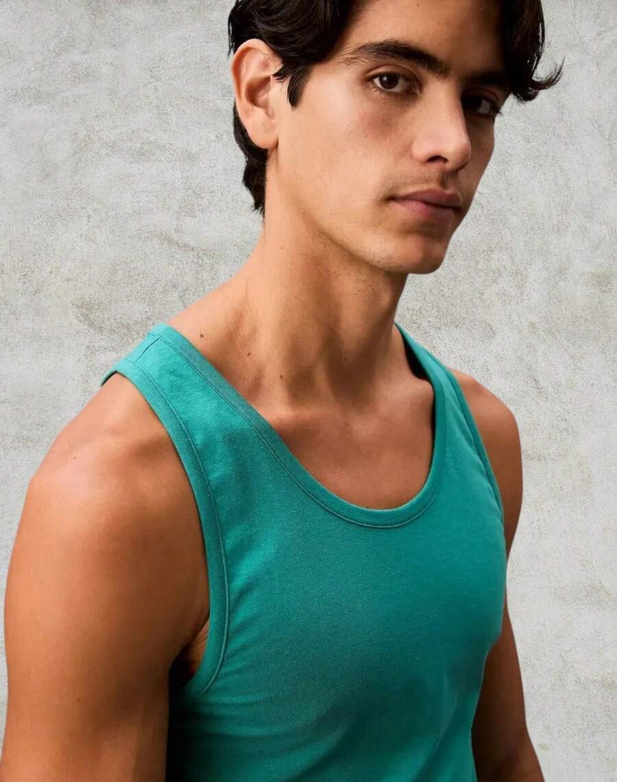 Playeras Calvin Klein 3 Piezas Para Hombre De Resaque En Algodón - Verde - Ver 1