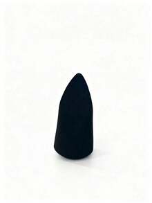 多功能美妆蛋，非乳胶斜切水滴美妆蛋工具，圆筒包装，黑色水滴切印三合一美妆蛋，价格实惠，圣诞礼物，化妆品，化妆工具，便宜货，礼品，女士礼品，圣诞礼物 - 彩色 - 查看 5