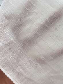 SHEIN Veneréa 女士夏季圆领短袖衬衫 - 白色 - 查看 4